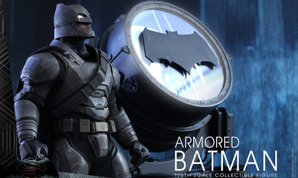 Hot Toys《蝙蝠侠大战超人：正义曙光》重装蝙蝠侠 Armored Batman 1/6 人偶作品