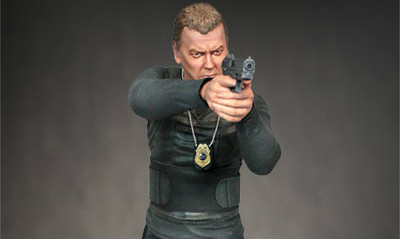 Hollywood Collectibles Group【杰克．鲍尔】24小时反恐任务 Jack Bauer 1/4 雕像