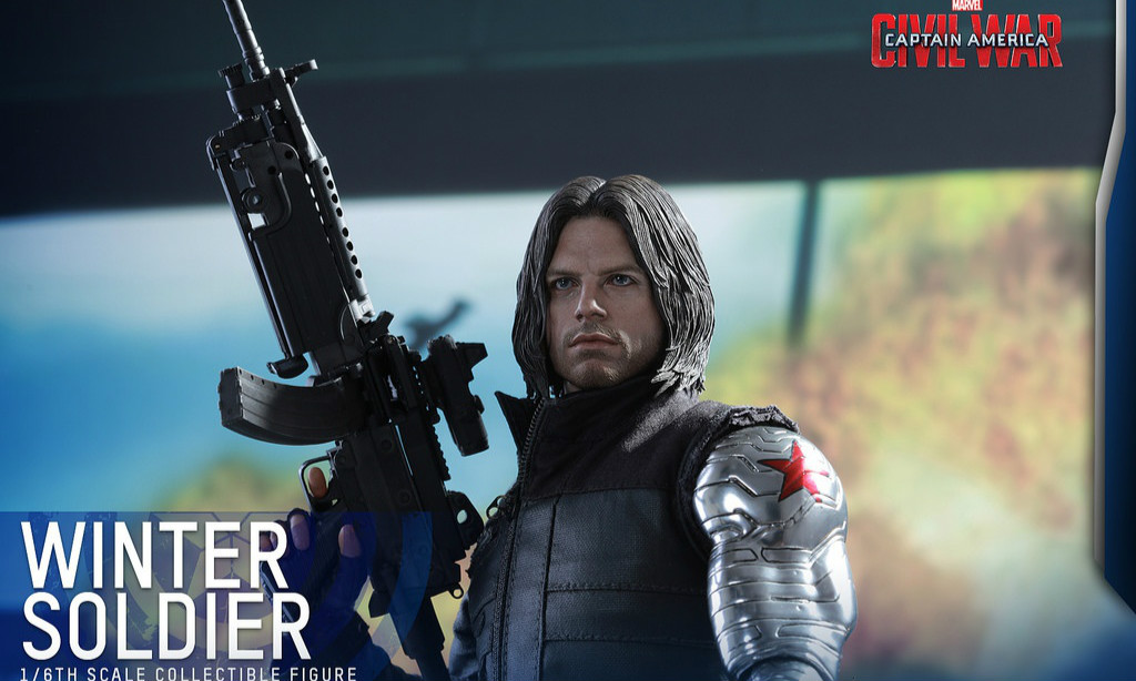 Hot Toys《美国队长3：内战》冬日战士 Winter Soldier 1/6 人偶作品