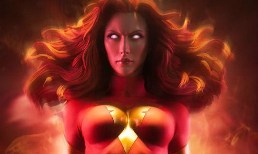 Sideshow Collectibles【暗黑凤凰 琴葛蕾】Dark Phoenix 1/4  全身雕像