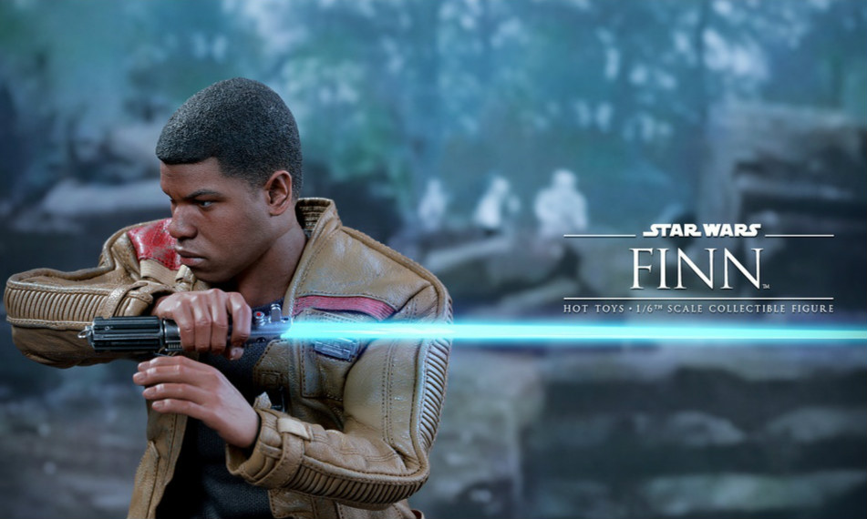 Hot Toys 《星球大战：原力觉醒》芬恩 Finn 1/6 人偶作品