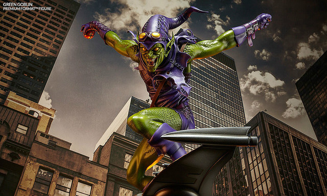 Sideshow Collectibles【绿魔】Green Goblin 1/4 全身雕像