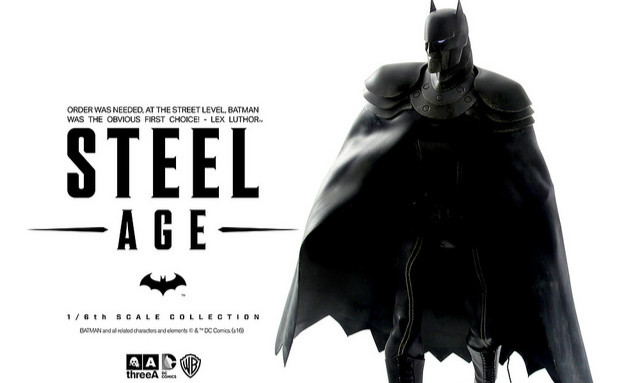 threeA – DC 漫画系列【钢铁世代：蝙蝠侠】Steel Age Batman 1/6 人偶作品