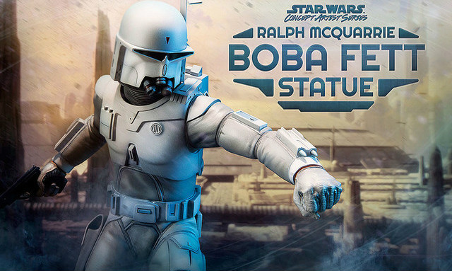 Sideshow Collectibles 波巴．费特 Ralph McQuarrie Boba Fett 1/5 全身雕像