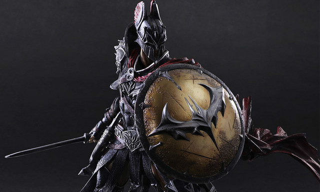 Play Arts 改【蝙蝠侠变体版】永恒的斯巴达战士 BATMAN Timeless Sparta