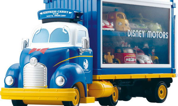 TAKARA TOMY【唐老鸭展示货柜车】DISNEY MOTORS Dream Carry + Container