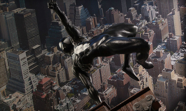 Sideshow Collectibles 黑色蜘蛛侠 Spider-Man Symbiote Costume 1/4 全身雕像