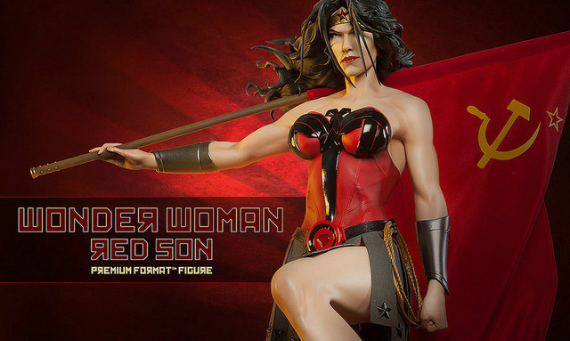 Sideshow Collectibles【神力女超人】Wonder Woman Red Son 1/4 全身雕像