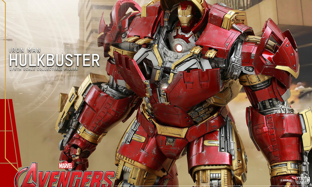 【新图】Hot Toys  复仇者联盟2：奥创纪元【反浩克装甲】1/6  Hulkbuster