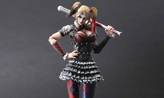 Play Arts 改【小丑女】蝙蝠侠：阿卡汉骑士 Harley Quinn