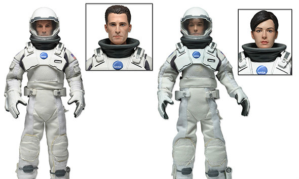 NECA【星际穿越】Interstellar 双人组合包 8 吋人偶作品