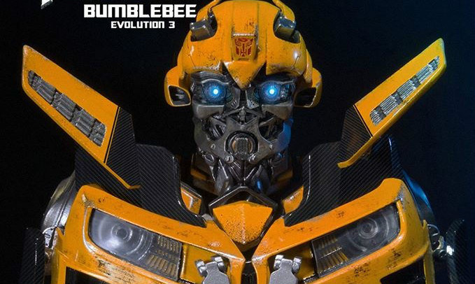 Prime 1 Studio 变形金刚【大黄蜂】博派 BUMBLEBEE 三种型态 半身胸像