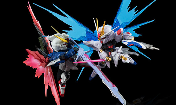 NXEDGE STYLE [MS UNIT] Strike Freedom Gundam vs Destiny Gundam 对战套装