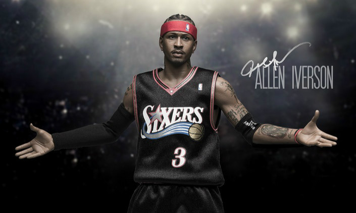 ENTERBAY【艾伦·艾佛森】Allen Iverson 1/6 比例 REAL MASTERPIECE NBA 系列