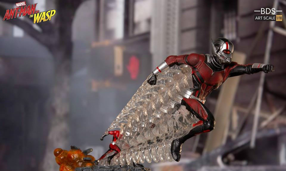 Iron Studios《蚁人与黄蜂女》蚁人 Ant-Man 1/10 场景雕像作品