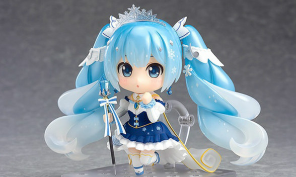 黏土人& figma『SNOW MIKU 2019』雪未来 Snow Princess Ver.