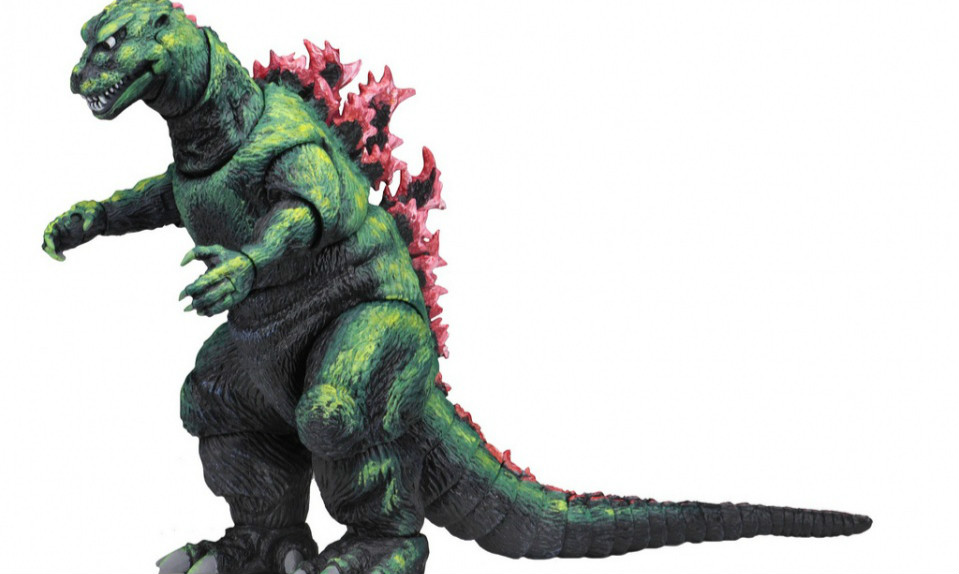 NECA《Godzilla, King of the Monsters!》哥斯拉 1956 电影海报版 6 吋可动作品