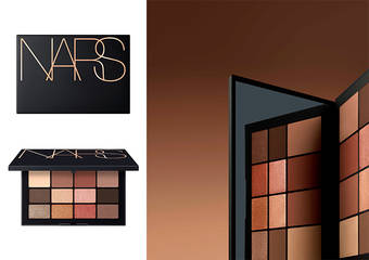 NARS - 裸得肤浅、也能裸得有深度，最衬肤色的‘可可盘’ 打造纯粹可可“深度肤浅12色眼彩限盘”2019年1月中上市