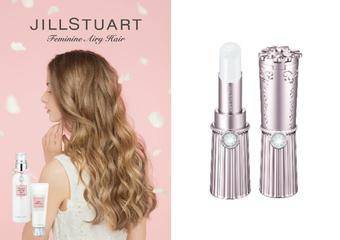 JILL STUART - RELAX的发品系列，充满亮泽和香气，实现女孩子向往的极致可爱。宛如宝石般绽放光芒，营造让人忍不住回头注视的秀发。