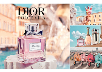 Dior - 我的罗马假期 信义区首登场 许愿池、Vespa兜风经典桥段 揭开罗马假期篇章