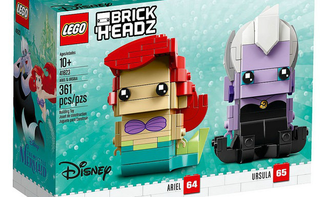 LEGO 41623 Brickheadz 系列《小美人鱼》爱丽儿＆乌苏拉 Ariel & Ursula