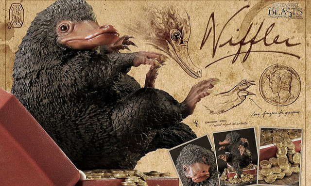 Prime 1 Studio《神奇动物在哪里》嗅嗅 Niffler 全身雕像作品