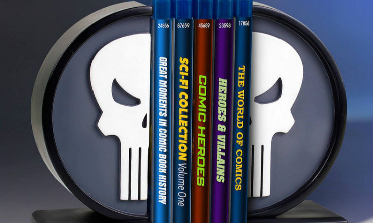 Gentle Giant【制裁者白骷髅标志书挡】The Punisher Logo Bookend