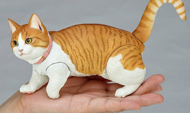 海洋堂 Sofubi Toy Box 016A 「猫 / 曼赤肯猫」