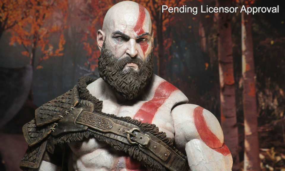 NECA 战神【奎托斯】God of War (2018) Kratos 7 吋可动人偶作品