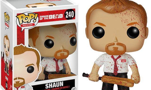 FUNKO POP! MOVIES 系列【僵尸肖恩】Shaun of the Dead 普通版 vs. 溅血版