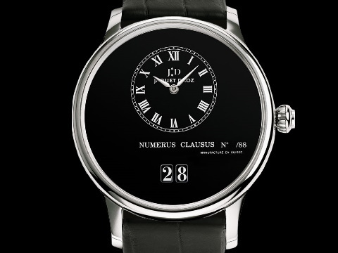 Jaquet Droz 雅克德罗 J016934216 黑色珐琅面盘 白K金 机械表 全球限量88只 全新品