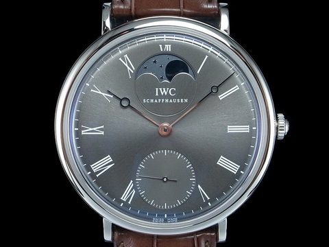 沙夫豪森 IWC 万国表 柏涛菲诺 Portofino 18K白金 月相 男表 IW544804