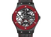 HUBLOT 全球首创 亮红陶瓷手表