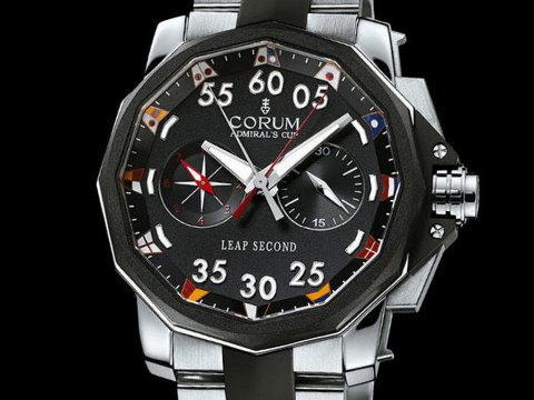 CORUM 昆仑 Admirals Cup 海军上将 钛金属 48mm 双追针 895.931.06/V791 AN92 全新品