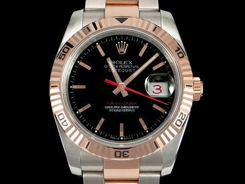 ROLEX 劳力士 DATEJUST 116261 爬山虎 Turn-O-Graph 玫瑰金 半金 F字头