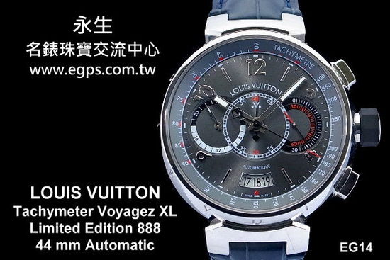 LOUIS VUITTON 路易威登 LV Tambour Tachymeter Voyagez XL Q102N0 赛车表 限量888只