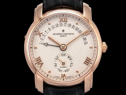 Vacheron Constantin 江诗丹顿 Malte 马耳他 逆跳 飞返日期 玫瑰金 自动手表