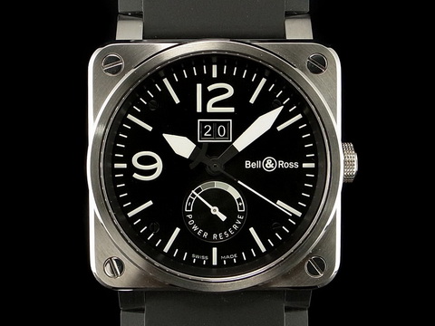 Bell & Ross 柏莱士 AVIATION BR03-90 大日期窗 动力储存 机械 自动上炼 男表 (未使用新品)