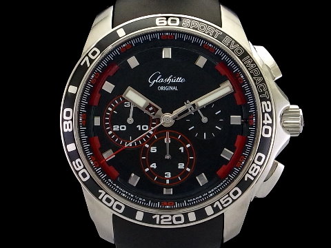 GLASHUTTE ORIGINAL 格拉苏蒂 Sport Evolution 大尺寸 46mm 计时码表 运动表