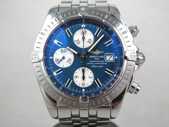 BREITLING 百年灵 CHRONOMAT Calibre 13 计时钢带款 44mm 台湾公司货 盒单齐全 表况95新