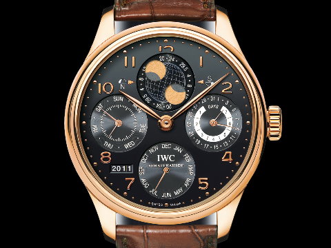 IWC 万国 Portugieser 葡萄牙万年历 IW503202 南北月相 玫瑰金 附盒单