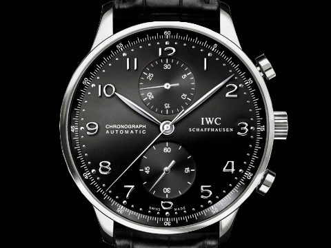 IWC 万国表 Protuguese 大葡萄牙 IW371447 黑面 计时表 全新品