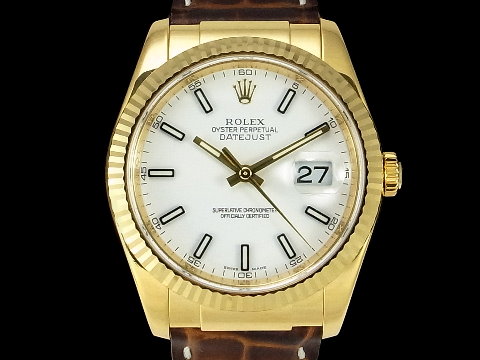 ROLEX 劳力士 116138 蚝式 18K金材质 皮带 自动手表 男表 附原厂盒单