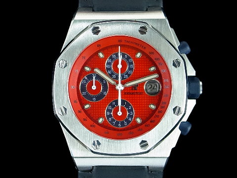 Audemars Piguet AP表 爱彼 Royal Oak Offshore 皇家橡树 离岸型 鲜红色面盘 自动男表