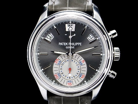 Patek Philippe 百达翡丽 PP表 5960P 纯白金年历表 飞返计时 原厂保单