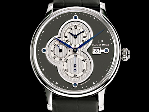 Jaquet Droz 雅克德罗 J015134201 白K金 GMT 机械男表 全新品