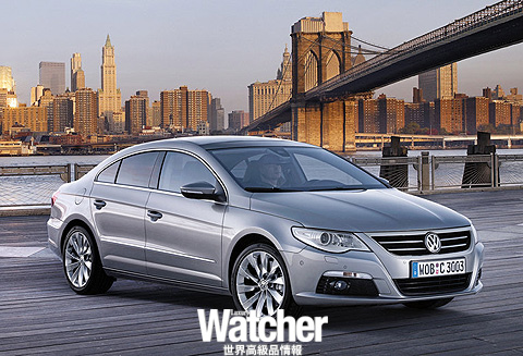 Volkswagen 在台推出首款四门跑车Passat CC，展现推升品牌形象的企图心