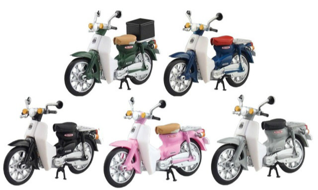 青岛文化教材社 1/32「Honda Super Cub」扭蛋换色版本第2弹