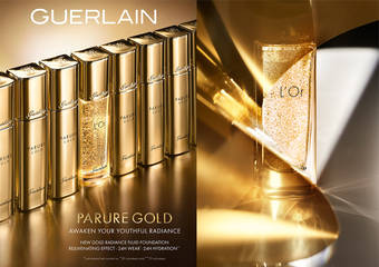 GUERLAIN 娇兰 - 全新“24K纯金光粉底液”光泽好命肌的最高境界 24H持妆澎亮不间断 独步全球 抢先上市 #金块粉底