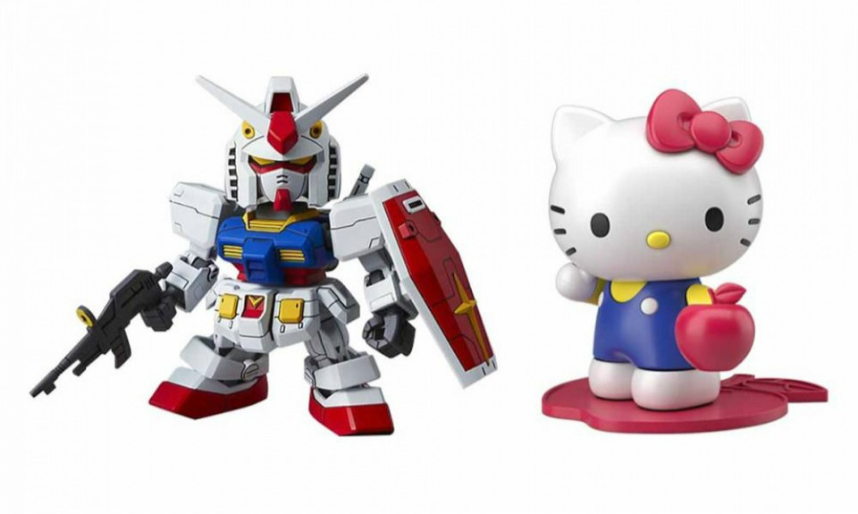 《机动战士高达》x HELLO KITTY HELLO KITTY / RX-78-2 GUNDAM [SD EX-STANDARD]